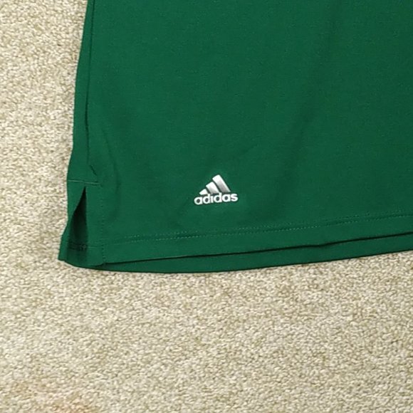 Adidas Golf Ladies Performance Polo Shirt UK Size Large Green Short Sleeve New - Picture 8 of 16